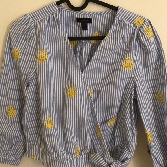 Jcrew cute top with pineapple - Picture 2 of 5